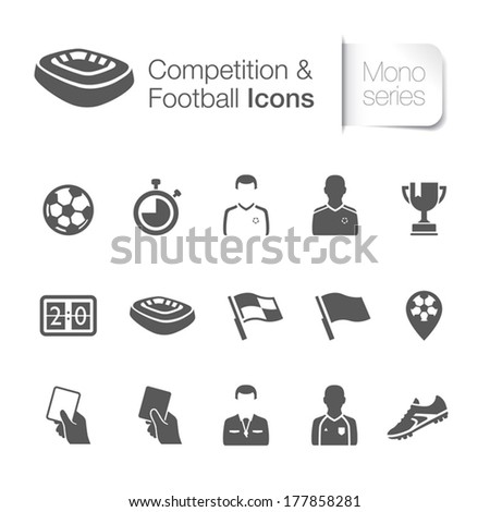 Competition & football related icons Competition & football related icons