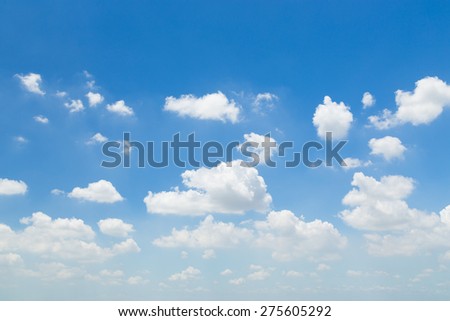blue sky cloud pure clean background weather ozone air cloudscape