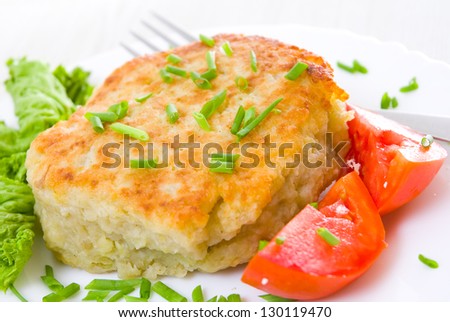 potato pancake stuffed with meat