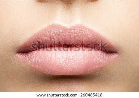 Perfect natural lips