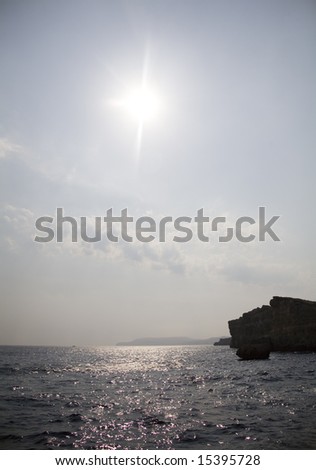 Sun, water and rock