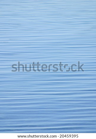 Ripples on calm water