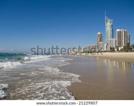 gold coast australia pictures. stock photo : Gold Coast