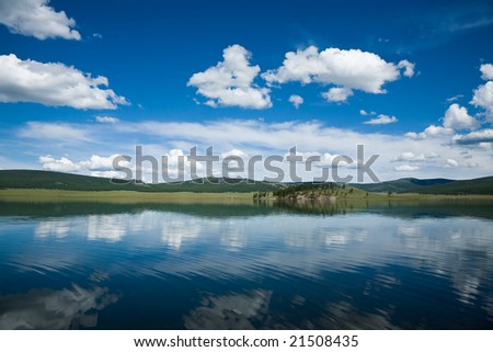 Reflection in a lake