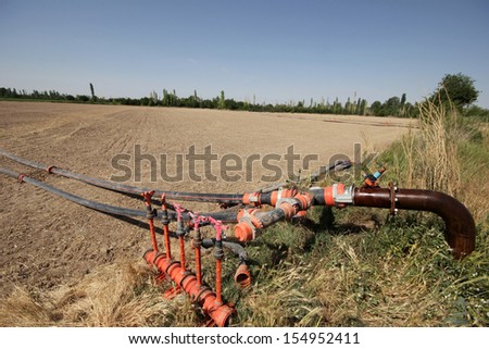 irrigation of agricultural field