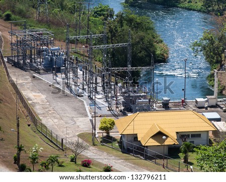 Hydro power plant Keang Krachan dam, Thailand.