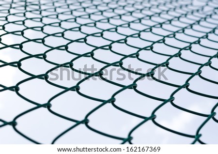 iron wire fence background