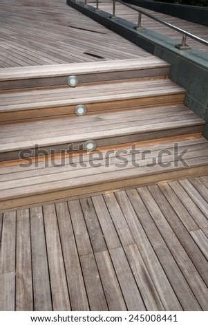 wood stair case background