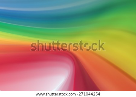 rainbow waves abstract background