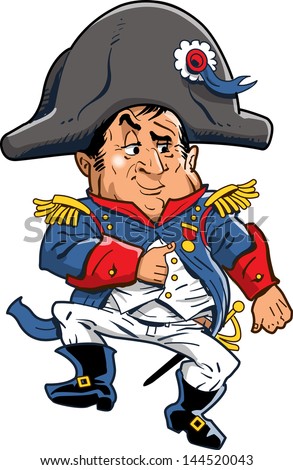 Cartoon Illustration Of Napoleon - 144520043 : Shutterstock