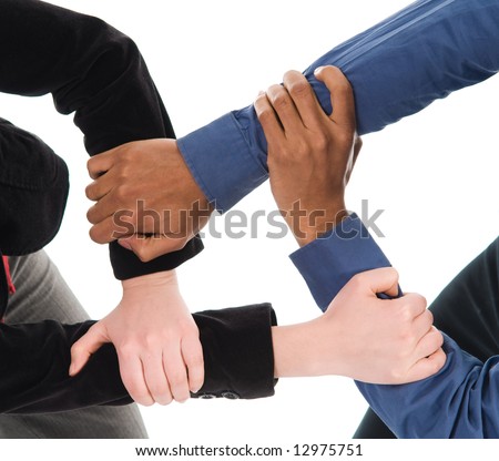 Holding Hands Background. people holding hands on a