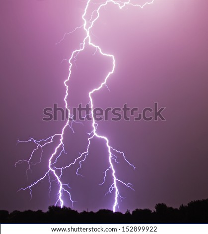 A Vivid Flash Of Lightning