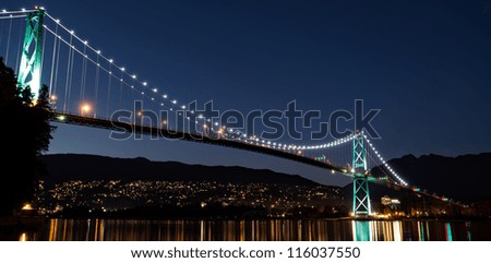 Lions Gate Bridge in Vancouver, British Columbia