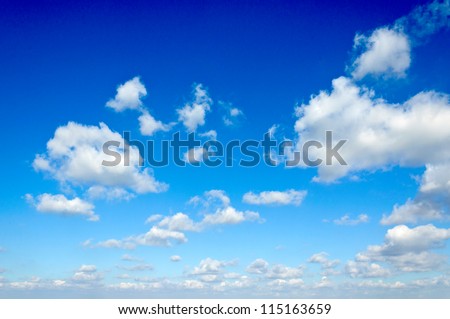 Cloudscape over Belgrade city