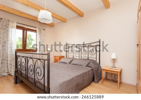 bedroom in a nice apartment