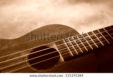 Old ukulele.