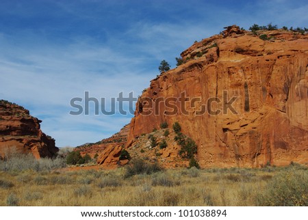 Red rock walls, Grand Stair Escalante National Monument, Utah