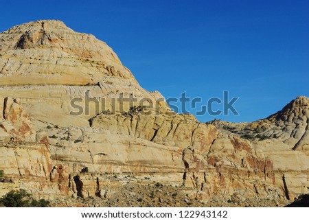 Particular rock hills, Utah