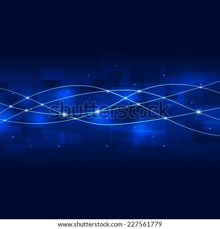 abstract technology global network business connection blue background