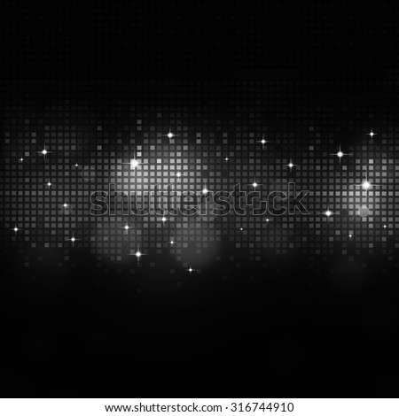 abstract digital equalizer dark music background for active parties