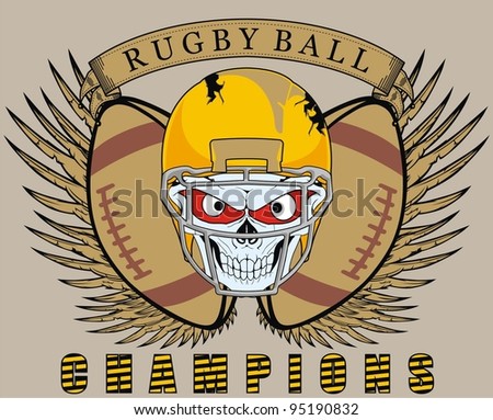 rugby skull