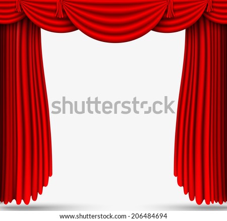 red silk curtains stage red silk curtains stage