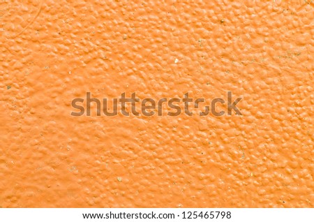 Orange paint wall