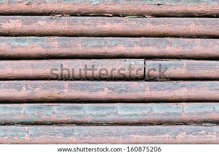 Closeup old cabin house wood wall