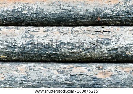 Closeup old cabin house wood wall for background