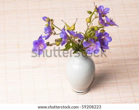vase of wildflowers