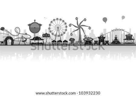 Amusement Park Vector