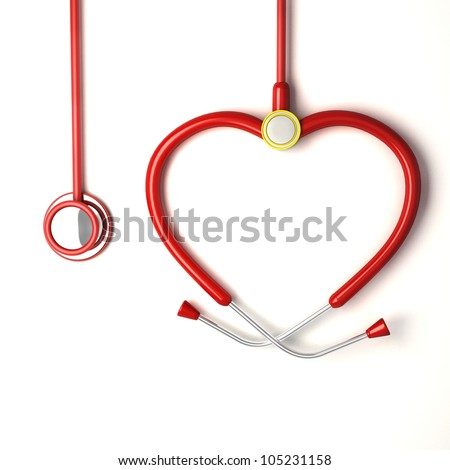 Heart With Stethoscope