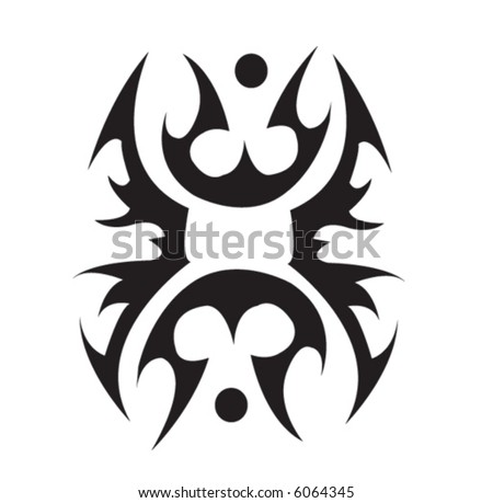 stock vector : Tribal Tattoo Design