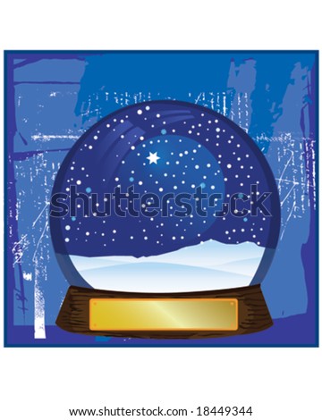 Electric+Snow+Globe Christmas Snow Globe Electric Stock Vector 18449344 : Shutterstock