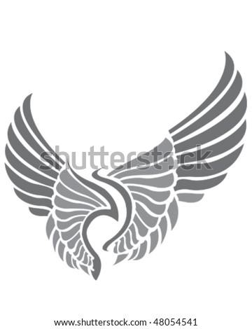 stock vector Angel Wings