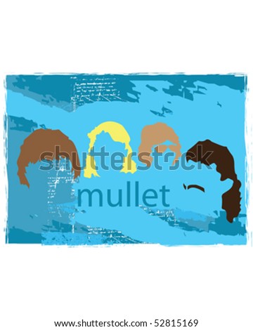 mullet vector