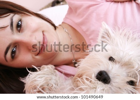 westie sleeping