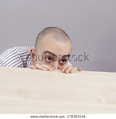 Young businessman at his desk