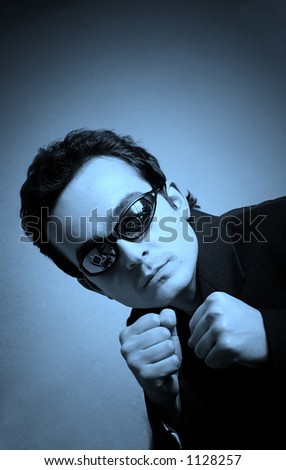 Young businessman - Fight