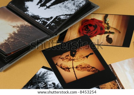 Photo Album with copy space. Great details!