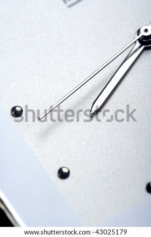 Ladies watch: time is running. Close up.