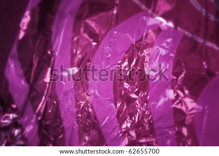 Close-up picture of candy wrapper