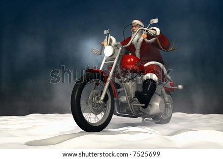 Ideas para el nuevo Encabezado Stock-photo-santa-claus-riding-on-a-moto-deer-d-illustration-7525699