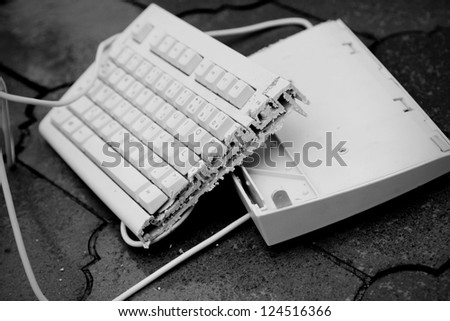 broken keyboard