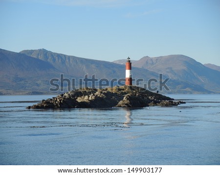 Old lighthouse in the end of the world, Ushuaia Argentina