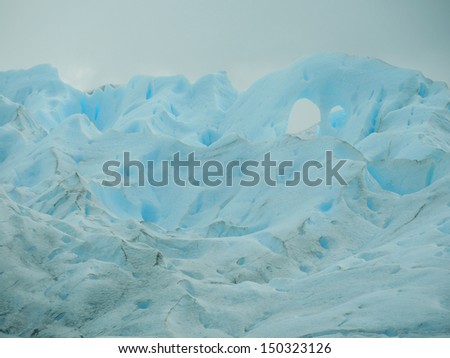 Blue ice castle, Perito Moreno glacier
