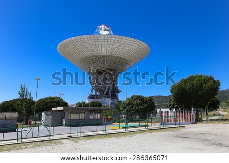 The Madrid Deep Space Communications Complex is a ground station located in Spain. It is part of NASA's Deep Space Network to communicate with spacecraft.