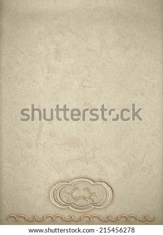 grunge vintage paper texture with pattern