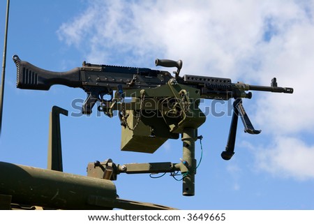 United States Machine Gun, 7.62mm, M240, belt-fed medium machine gun