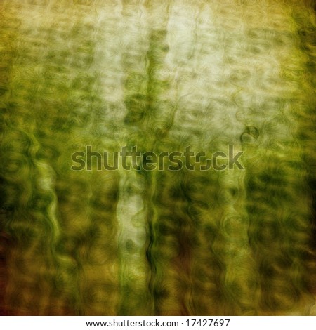 grass under water